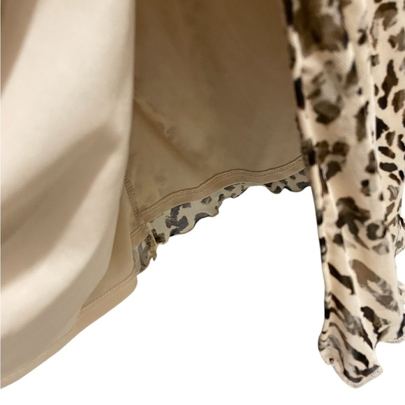 THIRTY / THIRTY Leopard Print Slip Dress Size Medium - Picture 6 of 9